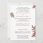 Uitnodiging tot het uitzenden van een trouwe eik (Voorkant)