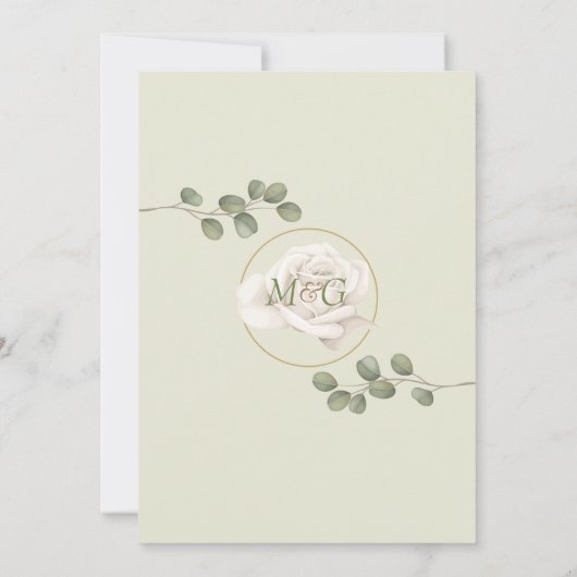 Uitnodiging tot het uitzenden van Emerald and Gold (Achterkant)