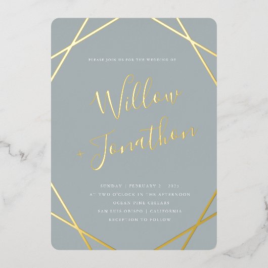 Uitnodiging tot het uitzenden van Folie aan de geo (Voorkant)