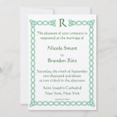 Uitnodiging tot het uitzenden van gerst en Keltisc (Voorkant)