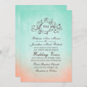 Uitnodiging tot het uitzenden van het Bohemen-huwe (Voorkant / Achterkant)