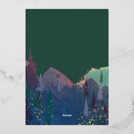 Uitnodiging tot het uitzenden van het goudhuwelijk (Achterkant)