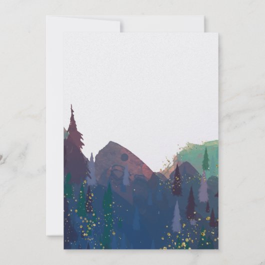 Uitnodiging tot het uitzenden van het goudhuwelijk (Achterkant)