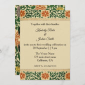 uitnodiging tot het uitzenden van het huwelijk (Voorkant / Achterkant)