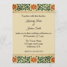 uitnodiging tot het uitzenden van het huwelijk