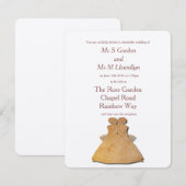  uitnodiging tot het uitzenden van het huwelijk me (Voorkant / Achterkant)