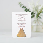  uitnodiging tot het uitzenden van het huwelijk me (Staand voorkant)