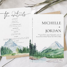 Uitnodiging tot het uitzenden van het Rustic Mount