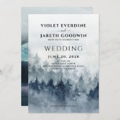 Uitnodiging tot het uitzenden van het Rustic Mount (Voorkant / Achterkant)