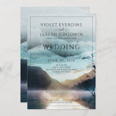 Uitnodiging tot het uitzenden van het Rustic Mount (Voorkant / Achterkant)