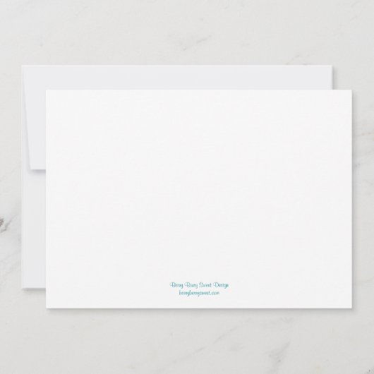 Uitnodiging tot het uitzenden van het Starfish Wed (Achterkant)