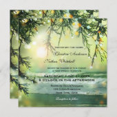 Uitnodiging tot het uitzenden van het strand (Voorkant / Achterkant)