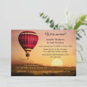 Uitnodiging tot het uitzenden van hotline air-ball (Staand voorkant)