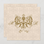 Uitnodiging tot het uitzenden van Initialen op het (Voorkant / Achterkant)