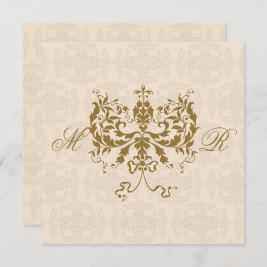 Uitnodiging tot het uitzenden van Initialen op het (Voorkant / Achterkant)