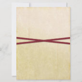 Uitnodiging tot het uitzenden van ivoor en rood p (Achterkant)