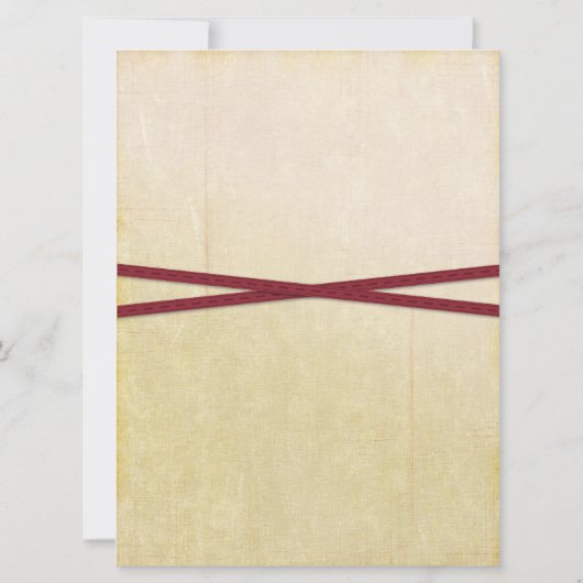 Uitnodiging tot het uitzenden van ivoor en rood p (Achterkant)