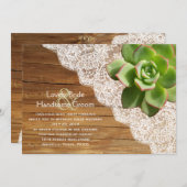 Uitnodiging tot het uitzenden van langlopende lang (Voorkant / Achterkant)