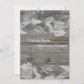 Uitnodiging tot het uitzenden van langwerpige en o (Achterkant)