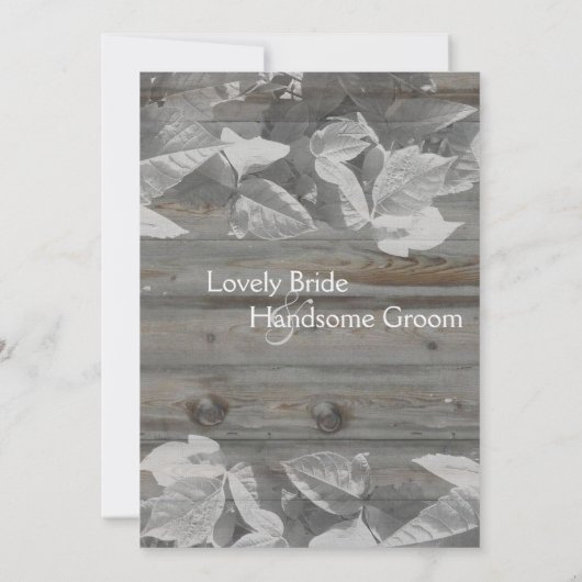 Uitnodiging tot het uitzenden van langwerpige en o (Achterkant)