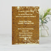 Uitnodiging tot het uitzenden van leder- en aardew (Staand voorkant)