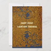 Uitnodiging tot het uitzenden van leder- en aardew (Achterkant)