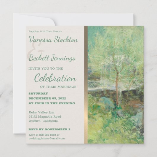 Uitnodiging tot het uitzenden van liefdadig  gekle (Voorkant)