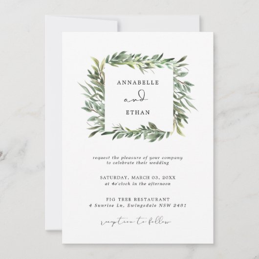 Uitnodiging tot het uitzenden van Lijsten met olie (Voorkant)