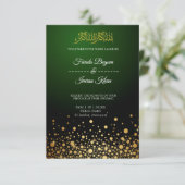 Uitnodiging tot het uitzenden van marald Green Mus (Staand voorkant)