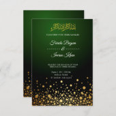 Uitnodiging tot het uitzenden van marald Green Mus (Voorkant / Achterkant)