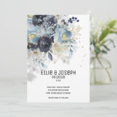 Uitnodiging tot het uitzenden van mousserende puis (Staand voorkant)