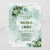 Uitnodiging tot het uitzenden van nieuwe en schone (Voorkant / Achterkant)