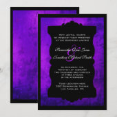 Uitnodiging tot het uitzenden van Paarse troep (Voorkant / Achterkant)