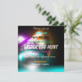 Uitnodiging tot het uitzenden van paaseieren (Staand voorkant)