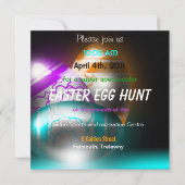 Uitnodiging tot het uitzenden van paaseieren (Voorkant)