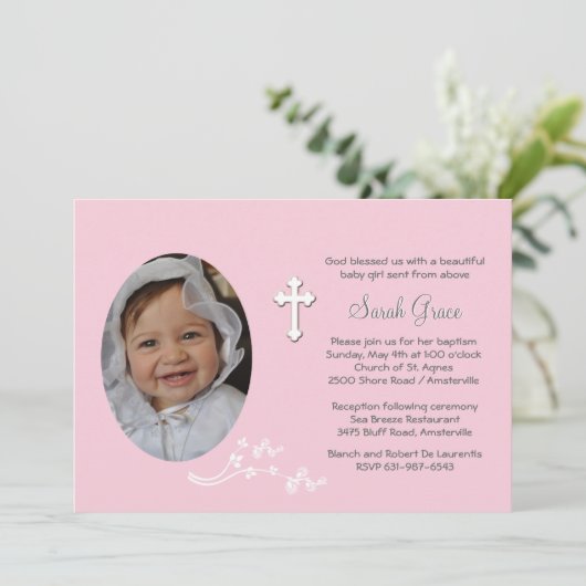 Uitnodiging tot het uitzenden van religieuze foto' (Staand voorkant)