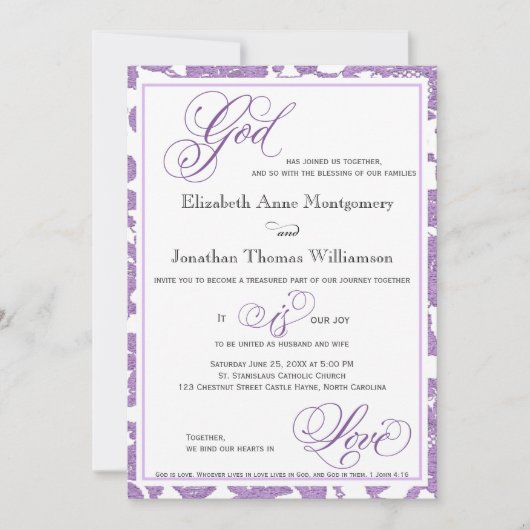 Uitnodiging tot het uitzenden van religieuze wedde (Voorkant)