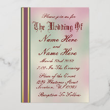 Uitnodiging tot het uitzenden van Rozen en gouden 