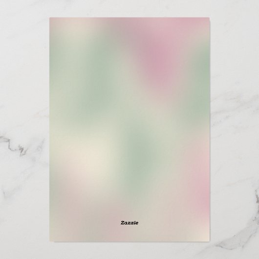 Uitnodiging tot het uitzenden van Rozen en gouden (Achterkant)