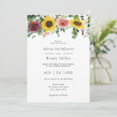 Uitnodiging tot het uitzenden van Rozen en soennie (Staand voorkant)