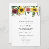 Uitnodiging tot het uitzenden van Rozen en soennie (Voorkant / Achterkant)