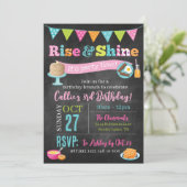 Uitnodiging tot het uitzenden van ruishout en schi (Staand voorkant)