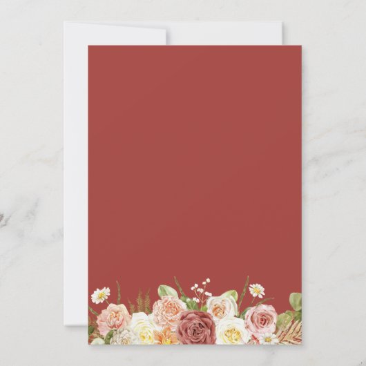 Uitnodiging tot het uitzenden van Rustic Earth Flo (Achterkant)