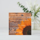 Uitnodiging tot het uitzenden van Rustige Oranje z (Staand voorkant)