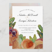 Uitnodiging tot het uitzenden van Rustige Rozen (Voorkant / Achterkant)