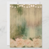 Uitnodiging tot het uitzenden van Rustige Rozen (Achterkant)