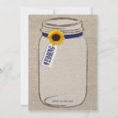 Uitnodiging tot het uitzenden van Rustige zonneblo (Achterkant)