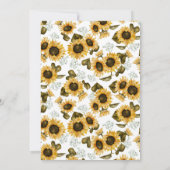 Uitnodiging tot het uitzenden van Rustige zonneblo (Achterkant)