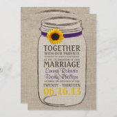 Uitnodiging tot het uitzenden van Rustige zonneblo (Voorkant / Achterkant)