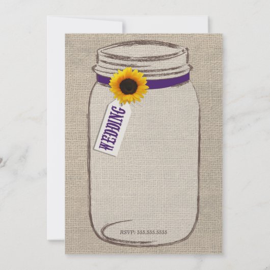 Uitnodiging tot het uitzenden van Rustige zonneblo (Achterkant)